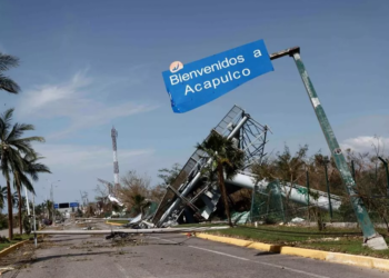 Acapulco: Casi 1400 edificaciones destruidas y 252 hectáreas inundadas por Otis informan fuentes civiles