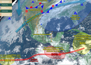 Anuncian entrada de frente frio en México con temperaturas hasta de -15 centígrados