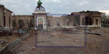 Tropas rusas bombardearon la iglesia ortodoxa en Avdeevka (fotos)