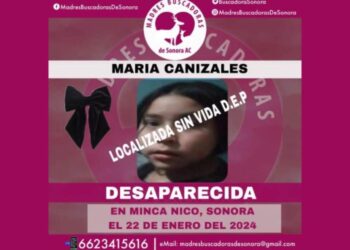 Niña de 12 años María Canizales reportada desaparecida fue encontrada en Hermosillo, Sonora