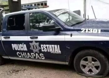 Armados atacan base de la policía en Mezcalapa, Chiapas y uno de los agresores murió