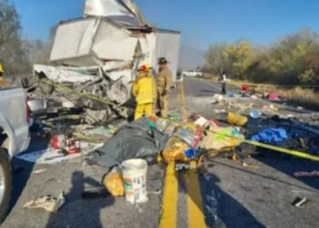8 muertos y 3 heridos deja brutal accidente en carretera Victoria–Monterrey