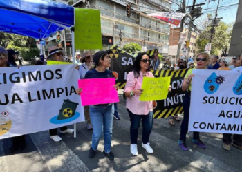 UNAM presenta resultados del agua contaminada reportada por habitantes de la Benito Juárez en la Ciudad de México