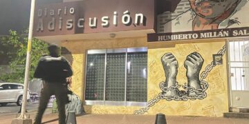 Fueron atacadas las instalaciones del Diario Adiscusión en Culiacán, Sinaloa