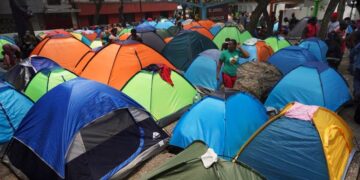 Fue desarticulado campamento con más de 400 migrantes en centro de Ciudad de México