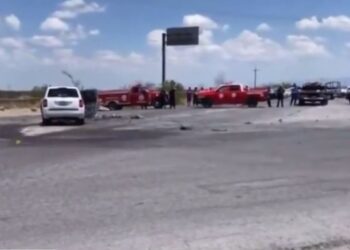 La caravana de Claudia Sheinbaum sufre un fuerte accidente automovilístico