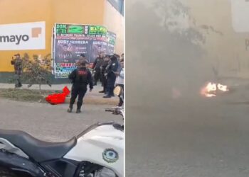 Vecinos dan brutal golpiza y prenden fuego a un ladrón en Perú