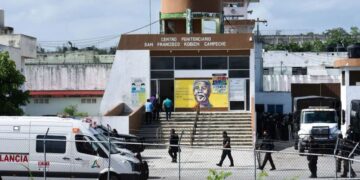 27 lesionados después de una riña en penal de Kobén en Campeche