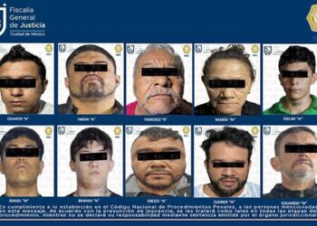 7 personas vinculadas como presuntos miembros del CJNG detenidos en CDMX