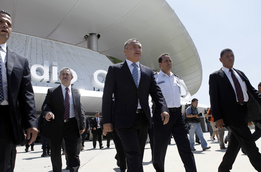 García Luna durante un operativo policial en Guadalajara, México, 3 de octubre de 2011.