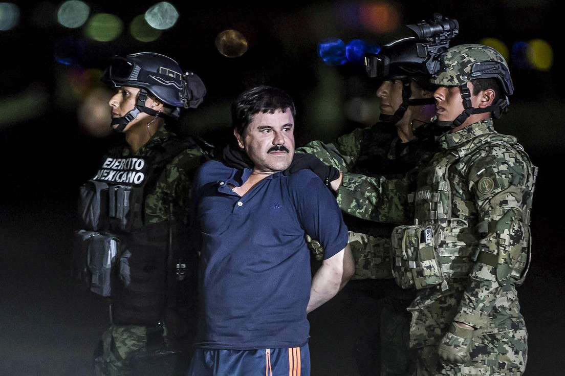 Joaquín 'El Chapo' Guzmán, exlíder del Cártel de Sinaloa.