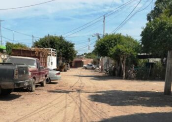 Una calle en Culiacán.