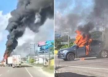 Captura de pantalla del caos.