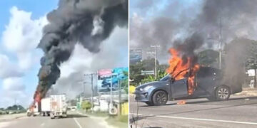 Captura de pantalla del caos.