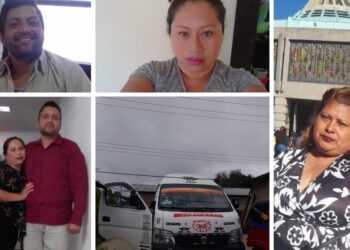 Familia desaparecida en Chiapas.