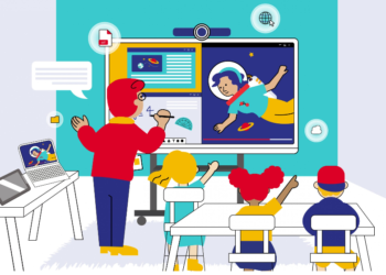 Referencia de un maestro dando clases.