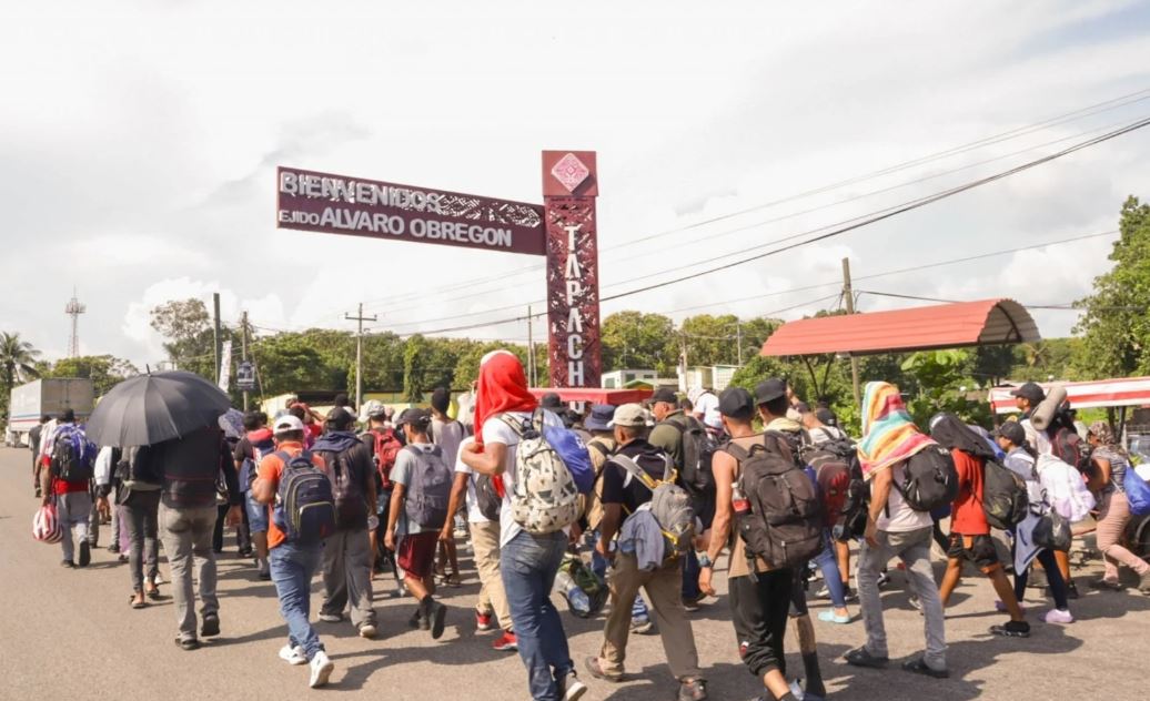Caravana de migrantes.