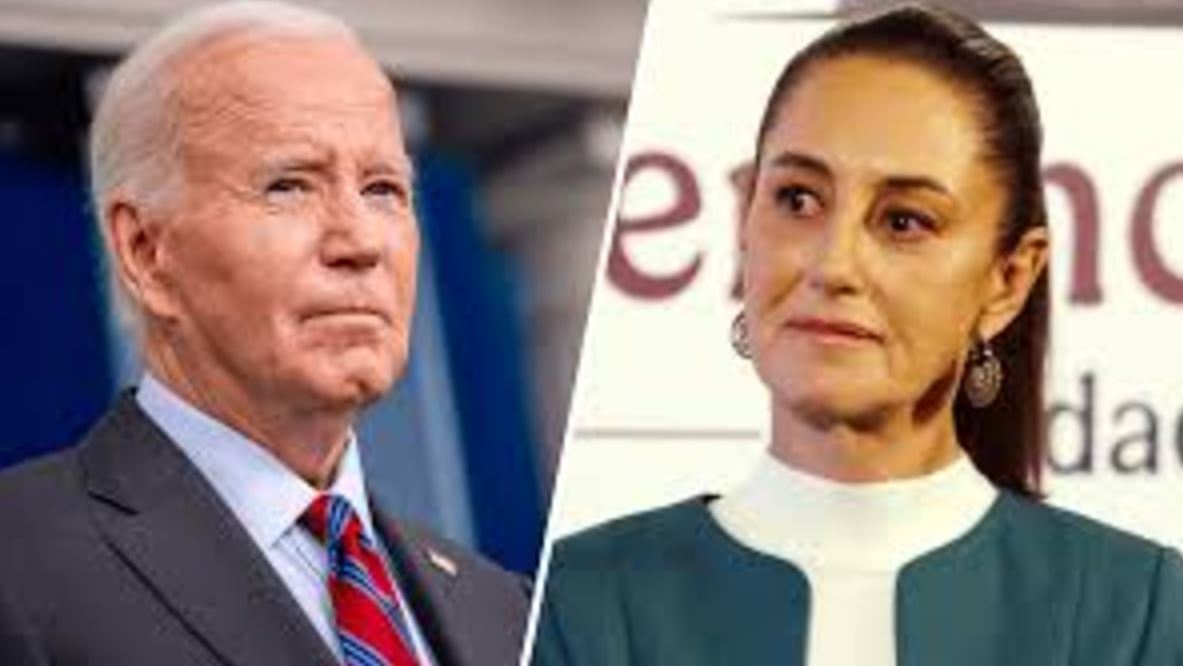 Claudia Sheinbaum hizo la solicitud a su homólogo de Estados Unidos, Joe Biden.