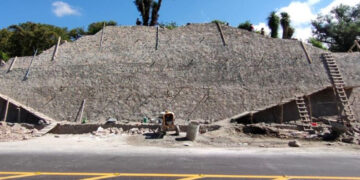 Un vestigio piramidal prehispánico es descubierto accidentalmente en México