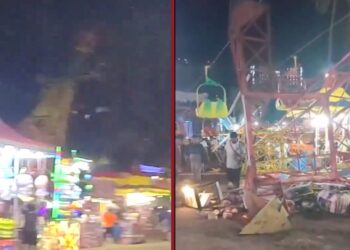 Ha colapsado estructura de juego mecánico en feria de Acapulco