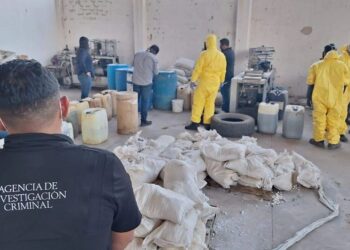 FGR ha destruido más de seis toneladas de precursores químicos y más 400 mil tabletas de fentanilo