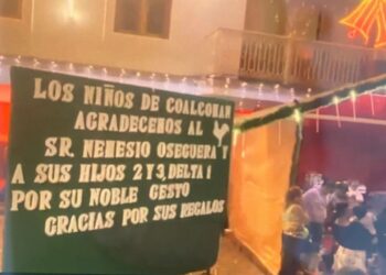 Gobierno de Coalcomán agradece a “El Mencho” del CJNG por regalos de juguetes para niños (Video)