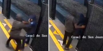 Hombre ha empujado a una policía al carril del Metrobús y resulta arrollada (Video)