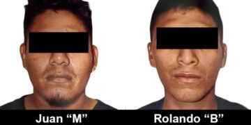 Foto de dos de los sentenciados.