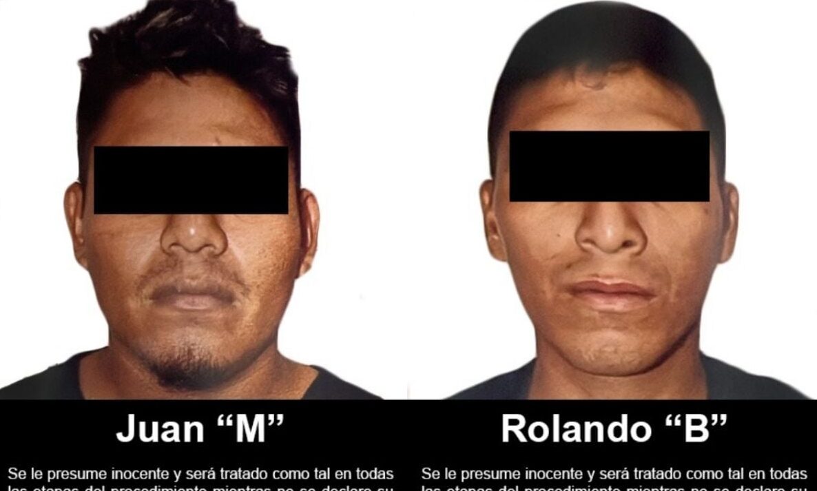 Foto de dos de los sentenciados.