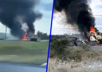 Nuevo León paso un domingo entre narcobloqueos y enfrentamientos