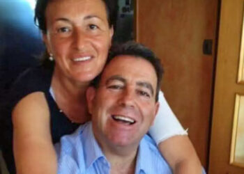 Miguel Gallego (d), acusado del asesinato y descuartizamiento de su esposa.