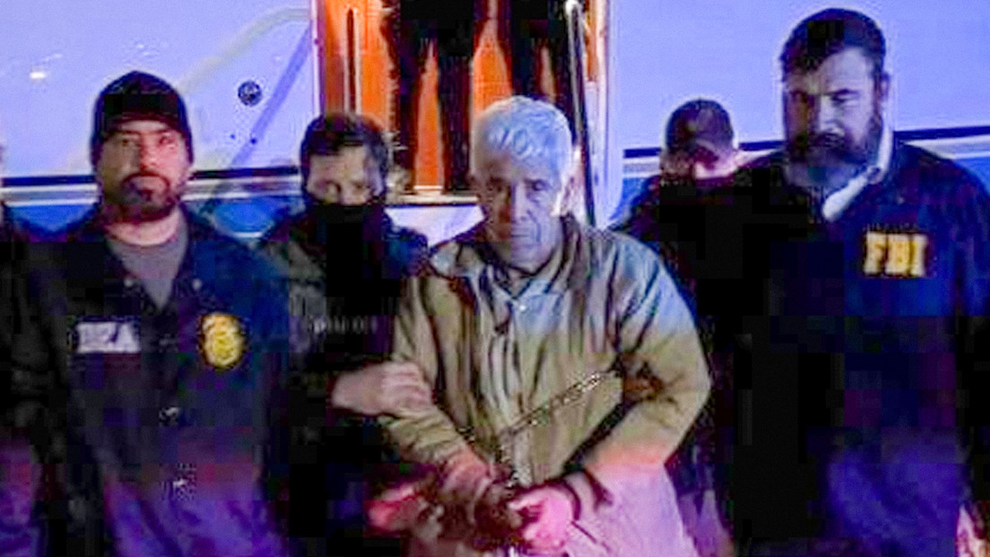 Rafael Caro Quintero, narcotraficante mexicano, llega extraditado a EE.UU. Nueva York, 28 de febrero de 2025.