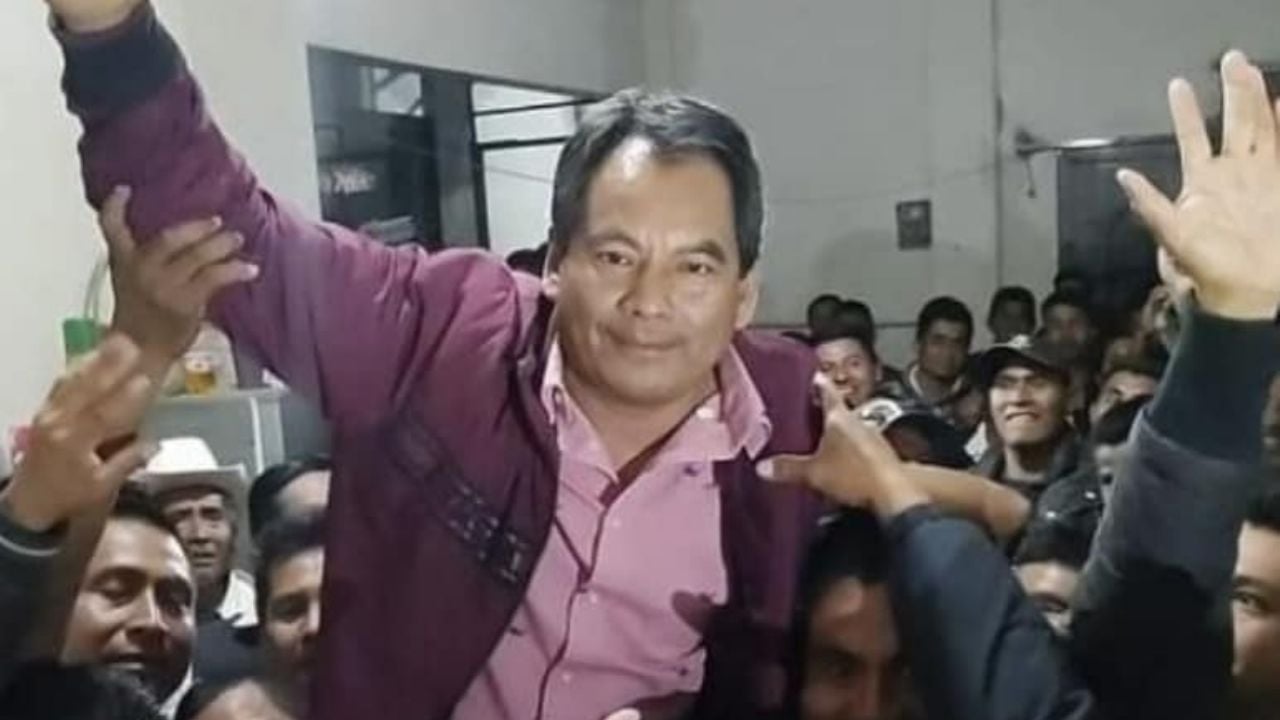 Presidente municipal, Teófilo Marín Pablo.