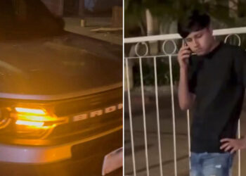 Lleva su camioneta al taller, nota que la mueven de noche y lo que descubre se vuelve viral (VIDEO)