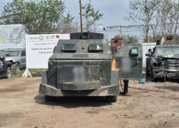 45 vehículos ‘monstruos’ del crimen organizado en Tamaulipas fueron destruidos