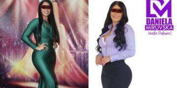 Daniela Miruvska ex reina de belleza y excandidata a diputada por Morena detenida en la Ciudad de México