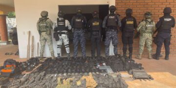 Agentes de seguridad logran desarticular a banda en Chiapas en el municipio Frontera Comalapa