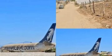Reportan sobre enorme avión abandonado en el pueblo de Nayarit