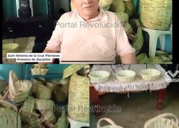 Presidenta municipal de Jiquipilas Yaneth Chiu manda a destruir materia prima de un señor artesano