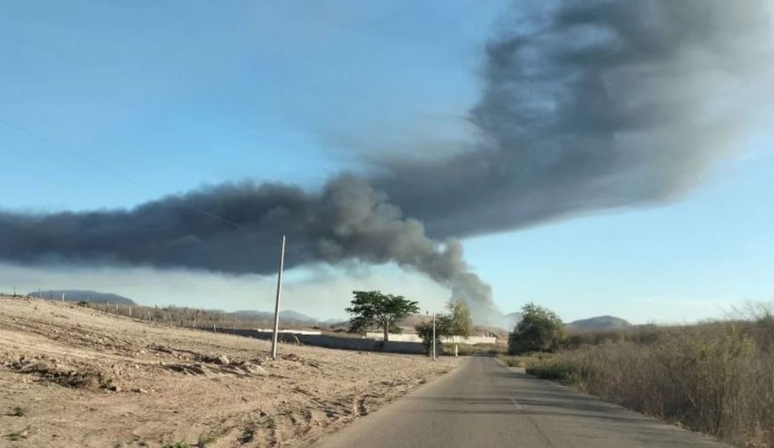 Lugar de la explosión.