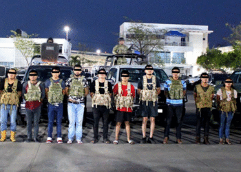 12 supuestos integrantes del CJNG capturados en Tabasco; cinco guatemaltecos