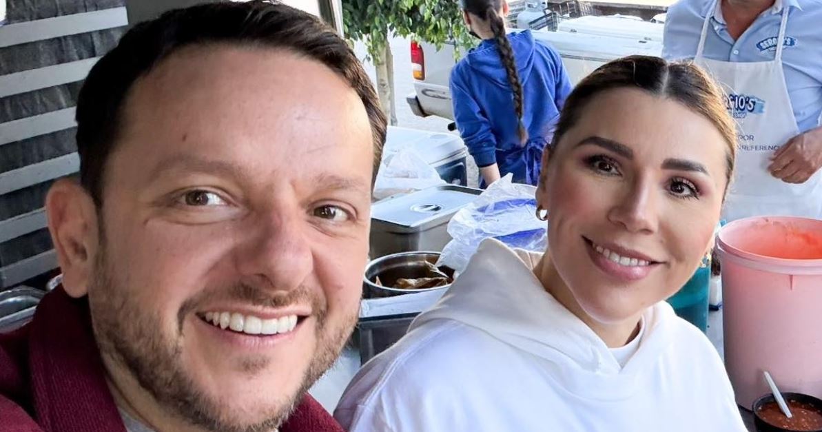 La gobernadora de Baja California, Marina del Pilar, y su esposo Carlos Torres.
