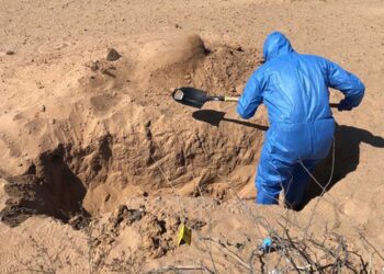 44 restos óseos descubiertos en 2024 en 44 fosas clandestinas de Ixtlahuacán, Colima