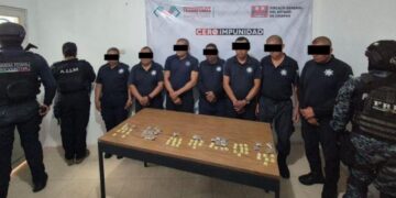 Fueron detenidos policías de Frontera Comalapa; son acusados de vender droga