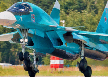 Bombardero táctico de alcance medio ruso Su-34 “Fullback” fue derribado por Ucrania