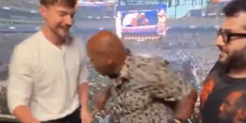 VIDEO El potente puñetazo de Mike Tyson que deja sin aliento a MrBeast