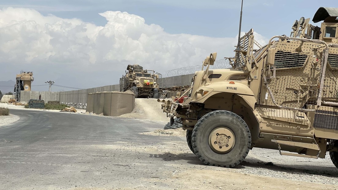 Equipo militar estadounidense en la base militar de Bagram, en Afganistán