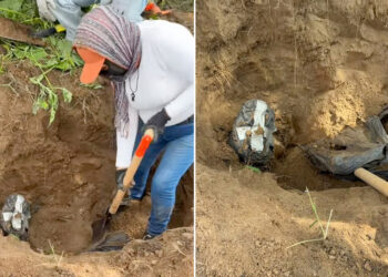 61 bolsas con restos humanos descubiertas en un “cementerio clandestino” en México