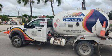 Cancún: Informan sobre fuga de gas en pipa de empresa con nexos a explosión en Iztapalapa (Video)