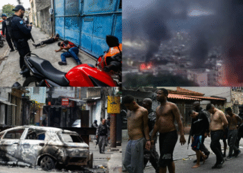 Fotos durante el operativo.